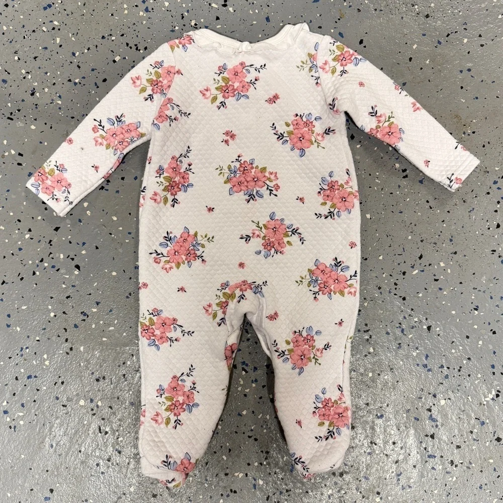 Laura Ashley Floral Baby Onesie
